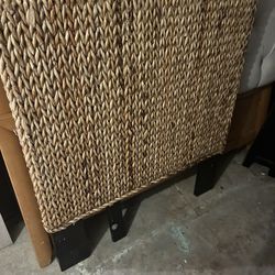 Twin Size Seagrass Headboard 