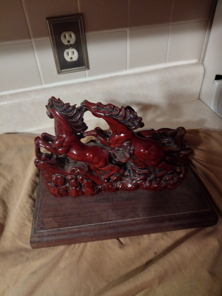 Asian Stallion Statue