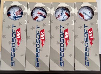 TaylorMade Speedsoft Ink Golf Balls – 4 Boxes