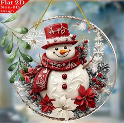 Frosted Wishes Snowman Suncatcher