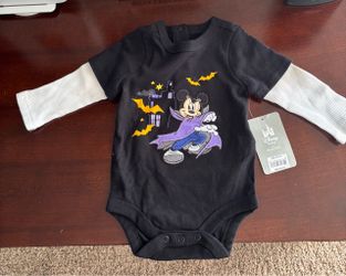 Disney Mickey Mouse Halloween Vampire Baby Bodysuit