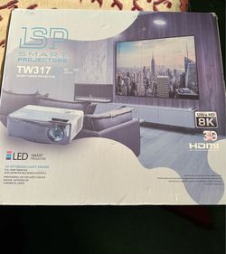 LSP TW317 Smart Projector HDMI 8K with lock screen included