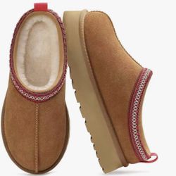 Women's Slippers Platform Mini Boots Short Ankle Boot