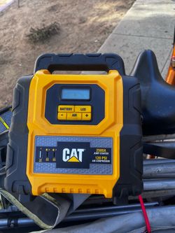 Cat battery charger jump starter and air pump