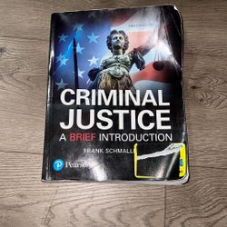 A brief Introduction To Criminal Justice Book 12th Edition