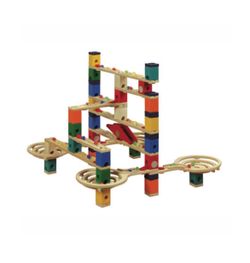 Quadrilla Marble Rail Set (89 Pieces & 50 Marbles)