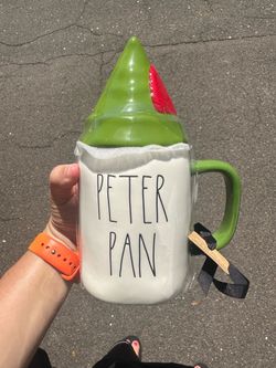 Rae Dunn Disney Peter Pan Lidded Mug