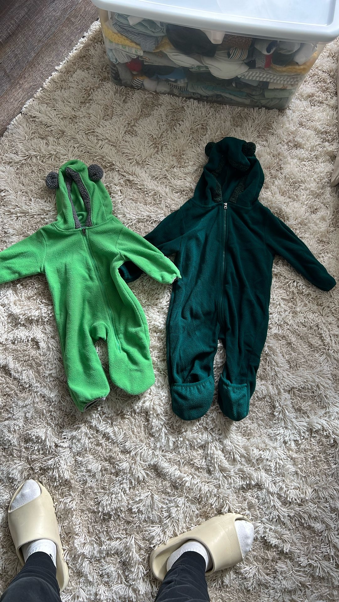 Fleece winter bodysuit