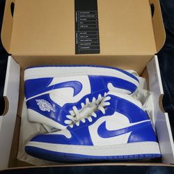 Wmns Air Jordan 1 Mid 'Kentuchy Blue'