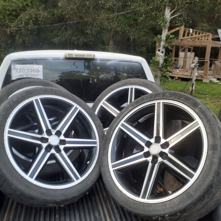 24x10 IROC Wheels 6 Lug Chevy GMC Dodge And Toyota