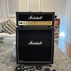 Marshall JVM 410H Amp & Marshall 1960 Lead Cabinet with Accessories