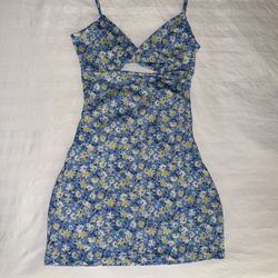 Shein Dress - Open Back (floral) 