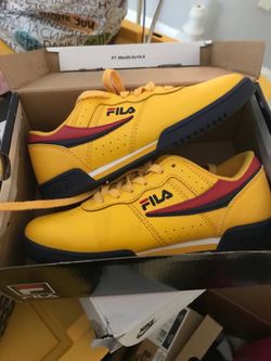 Yellow original fitness fila