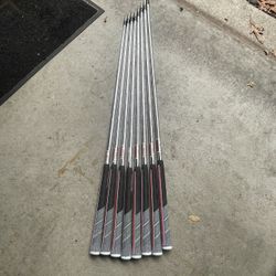 Golf Iron Shafts - KBS $ Taper130 X-Stiff