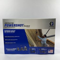 New Graco Powershot Elecrtric-Powered Airless Gun 18H300