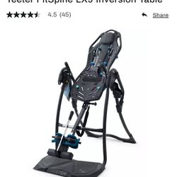 Teeter Fitspine Inversion Table LX9