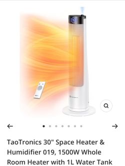 Taotronics 30' Space Heater Humidifier