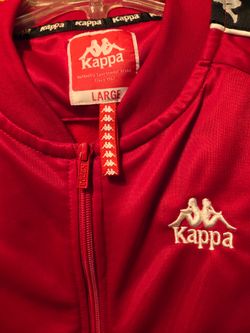 Kappa Track Jacket Red Large