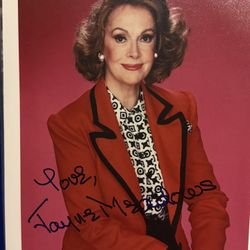 Jayne Meadows Signed Photo Original 8 x 10