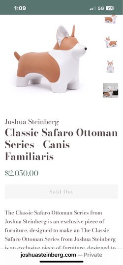 Joseph Steinberg Ottoman “Canis Familiaris”
