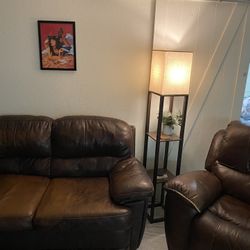Leather Sofa, Loveseat and Lazy Boy