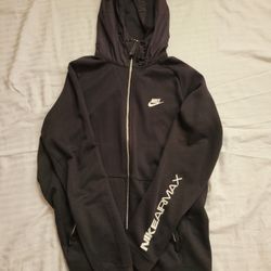 Large Nike Air Max Zip Up Hoodie