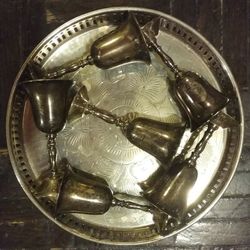 Silver Goblet and Tray Set