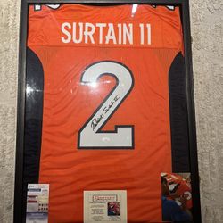 Patrick Surtain ll Signed And Framed Jersey 