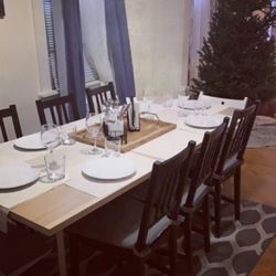 Large Dinning Table And Chairs Included (6)
