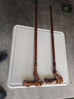 Vintage Wood Walking excellent condition ( 2 )