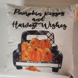 Fall Pumpkin Pillow