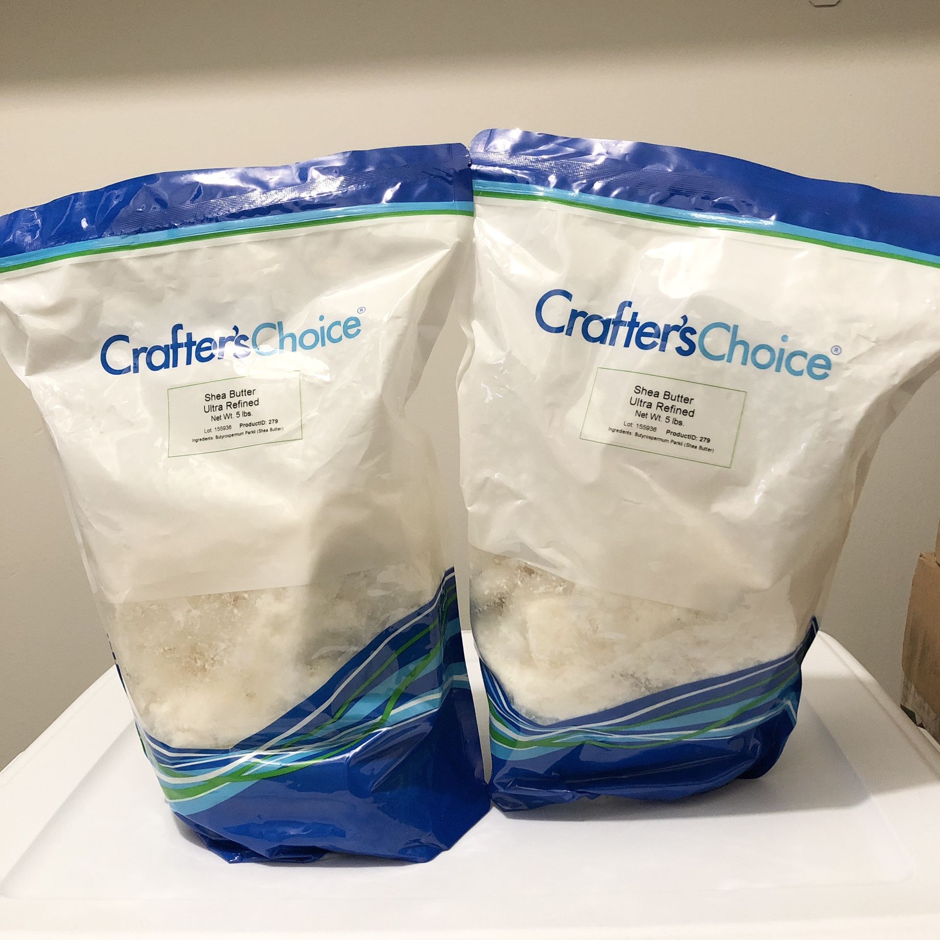 10 lbs Ultra Refined Shea Butter, Crafter’s Choice, Still Sealed and Never Been Opened