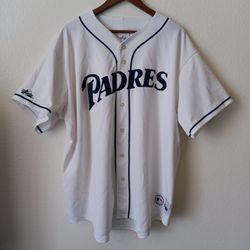Size 2XL Vintage San Diego Padres Men's Majestic White Home Jersey Pre-owned
