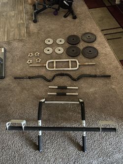 50 pounds off weights and barbells and dumbbells adjustable