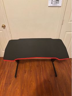 Black and Red Desk