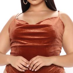 Velvet Bodysuit! Size 3X