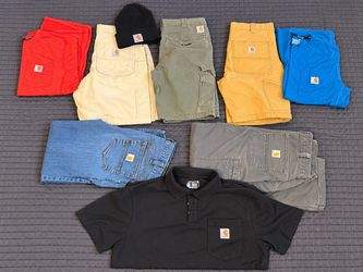 Carhartt Clothing Bundle – 9 Pieces – Size 32 / Medium