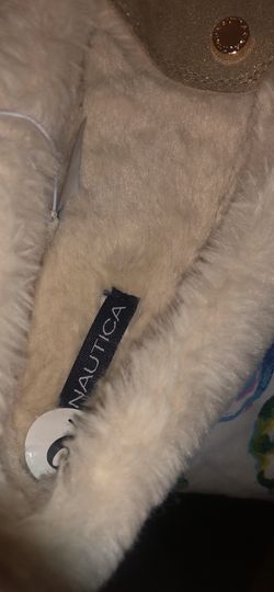 Nautical Clearwater fur flats size 9