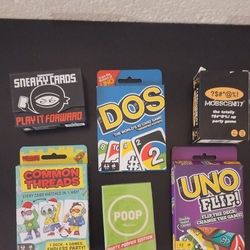 Lot Of 6 Card Games