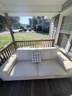 Comfy White Couch