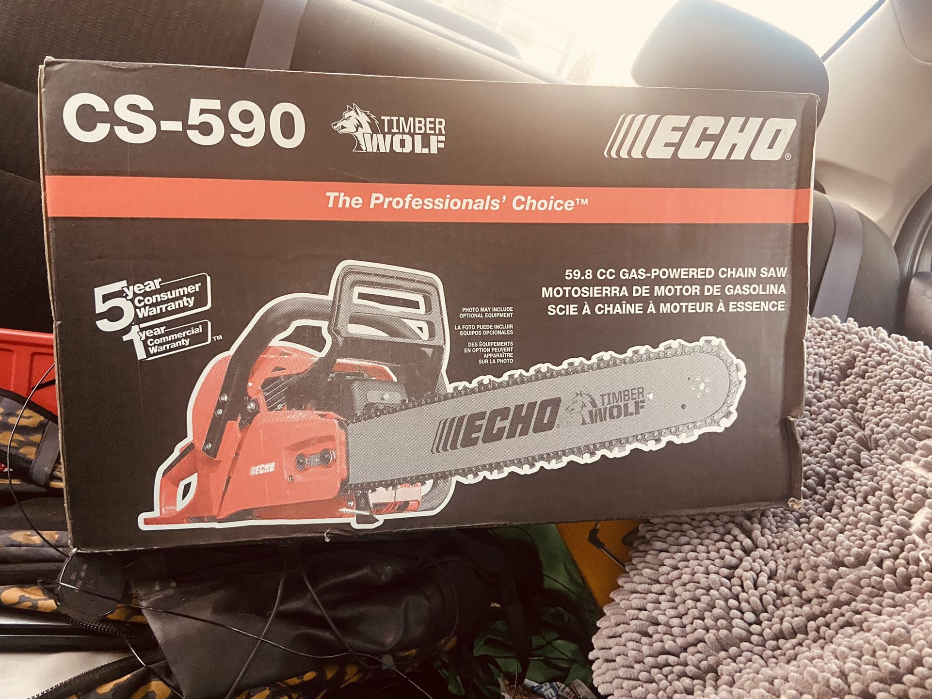 59.8 CC Gas Powered Chain Saw