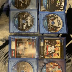 PS4 Games Almost New Best Offer Or Take Em All For 40$