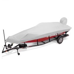 Boat Cover 20-22ft with Outboard Motor Cover