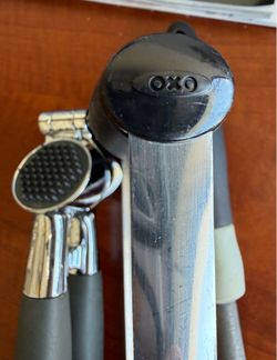 Set of 3 Cook inf Tools Garlic Press Potato Masher & Meat Mallet