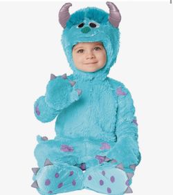 Spirit Halloween Monsters Inc. Baby Sulley Jumpsuit Costume | Officially Licensed | Onesie Outfit | Sulley Cosplay