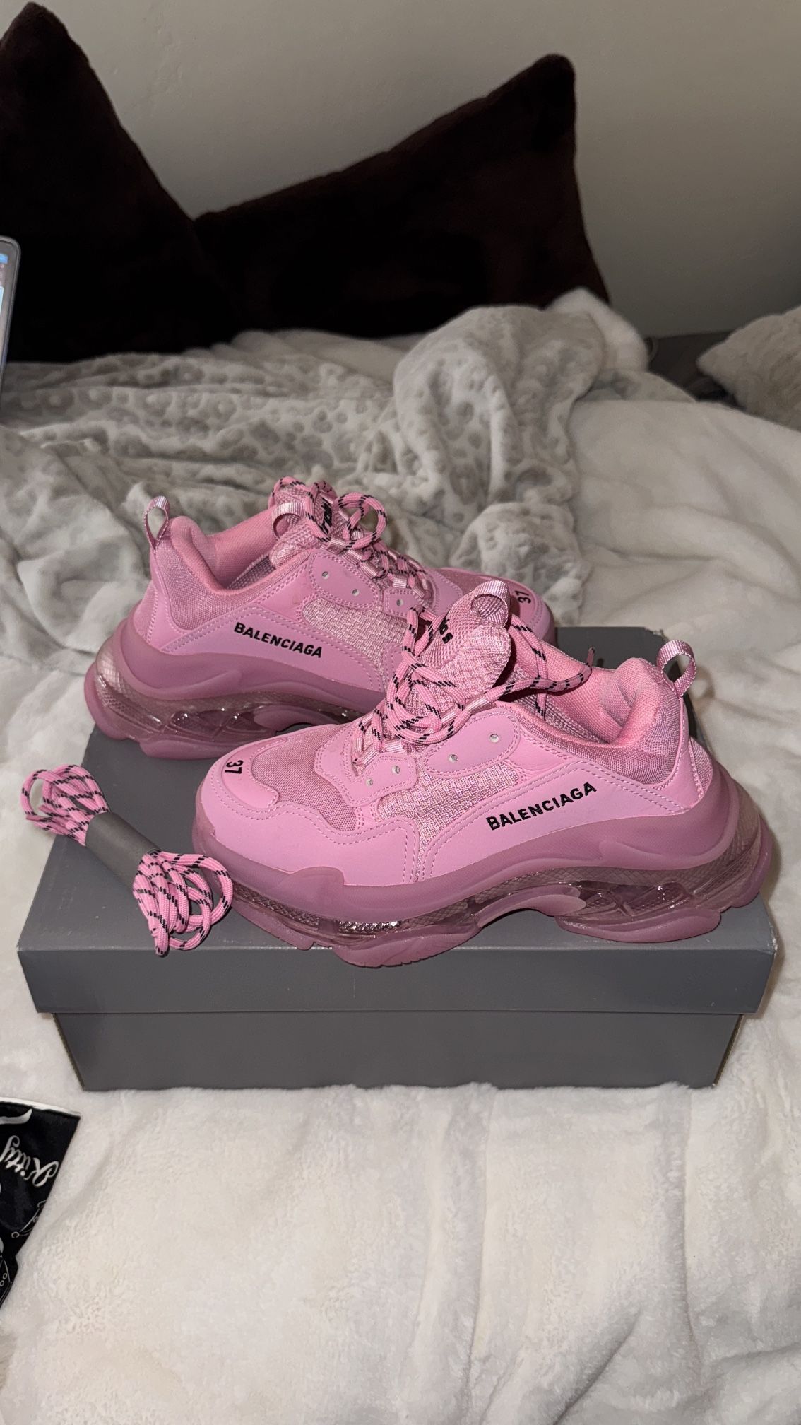 Balenciaga Triple S Pink Clear Sole