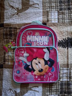 MINNIE MOUSE BACKPACK (16 INCHES TALL)