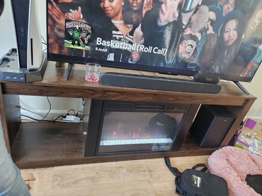 Electric Fireplace/TV Stand