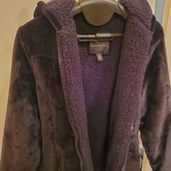 Women's Hooded Black Winter Jacket