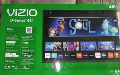 New, open box VIZIO 43" D-Series 1080p Full HD Smart TV - Open Box / Used Once